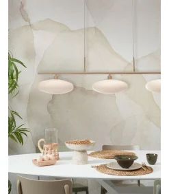 Hanglamp Sapporo - Wit - 115x29x23cm