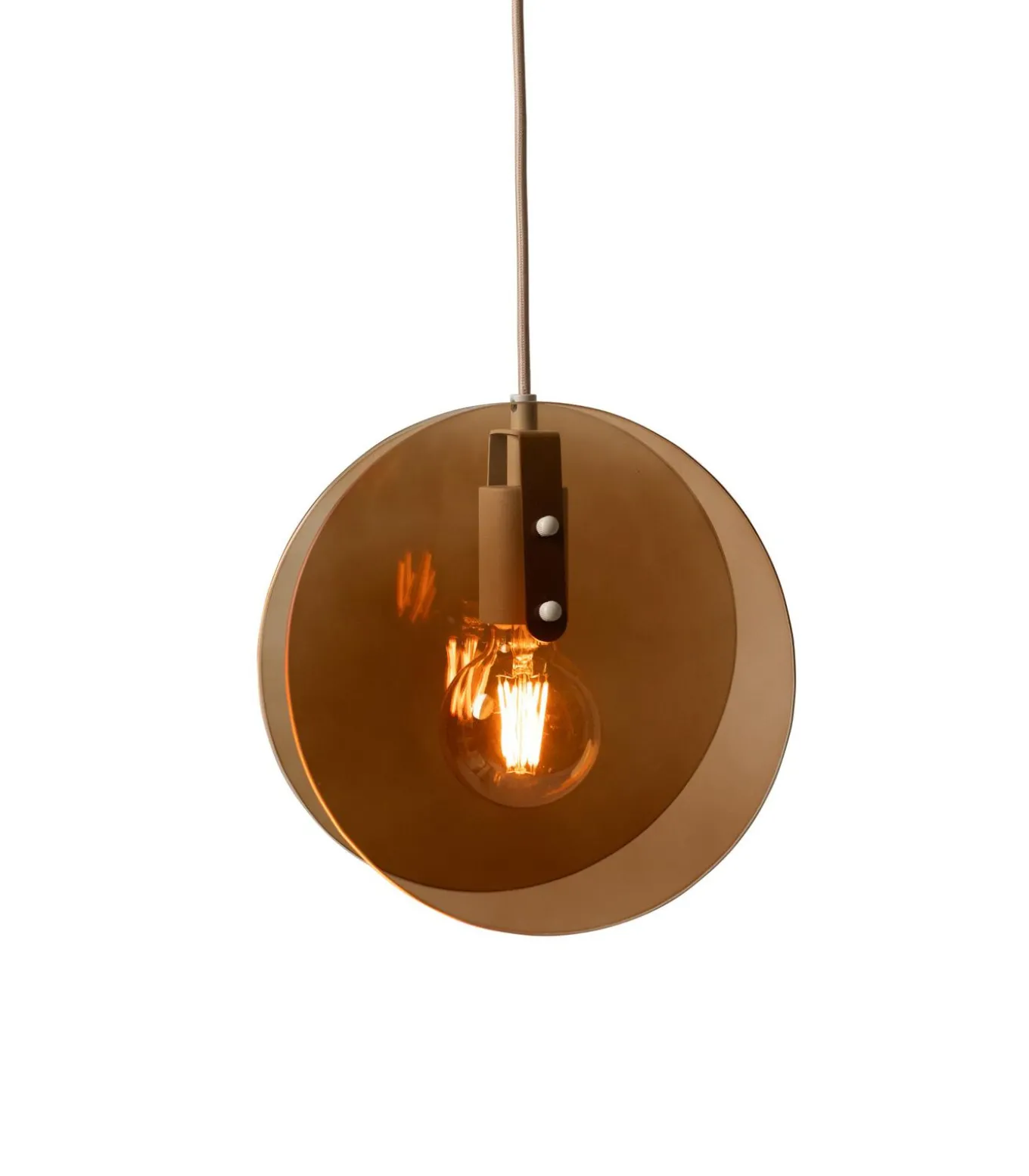 Hanglamp Toledo - Bruin - 22x25x278.5cm