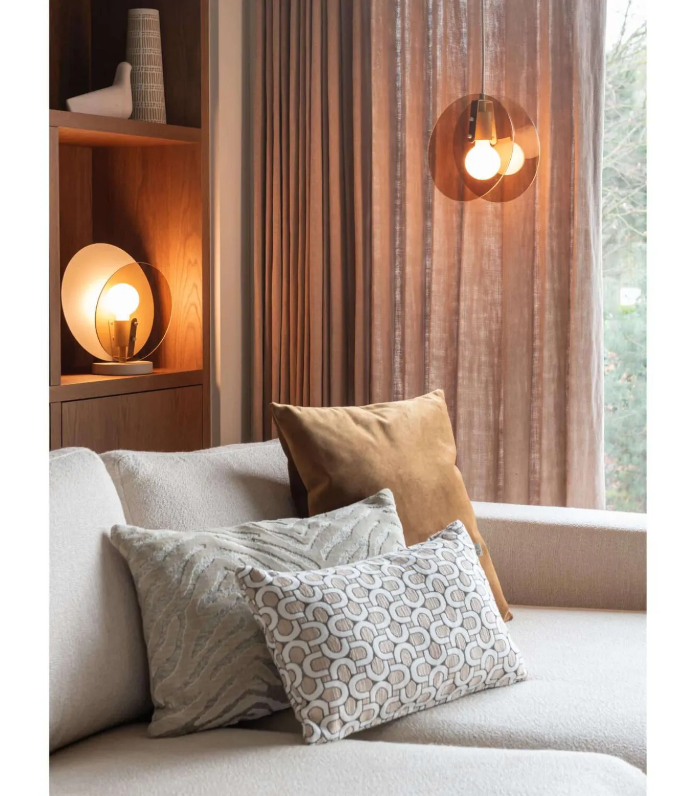 Hanglamp Toledo - Bruin - 22x25x278.5cm