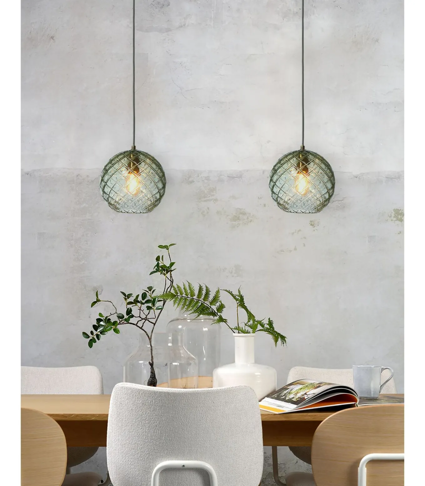 Hanglamp Venice - Groen - Ø22cm