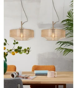Hanglamp Verona - Bruin - Ø35cm