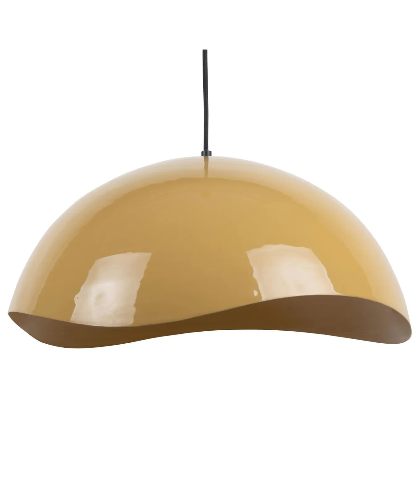 Hanglamp Waved - Geel - Ø50cm