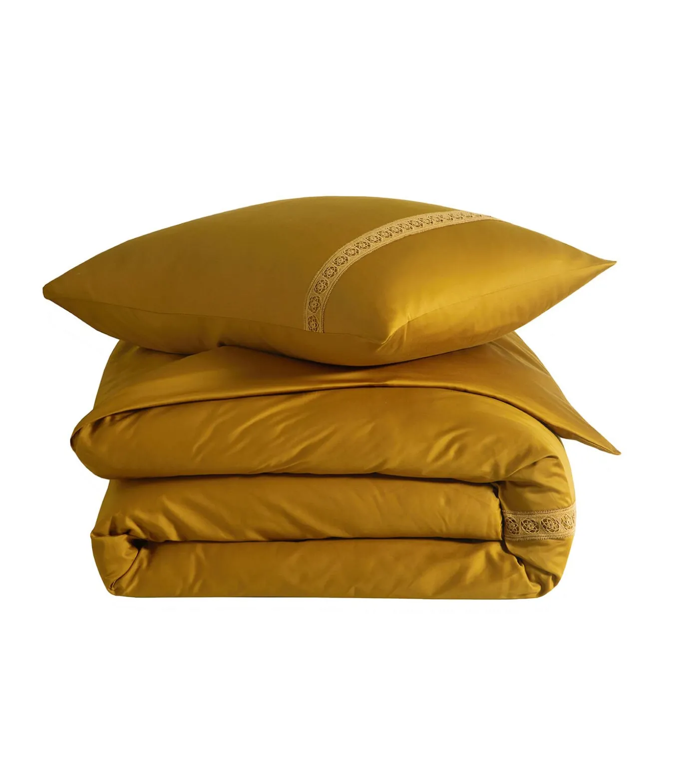 HERITAGE Ambre - Kussensloop Satijn katoen