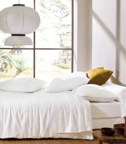 HERITAGE Blanc - Dekbedovertrek Satijn Katoen