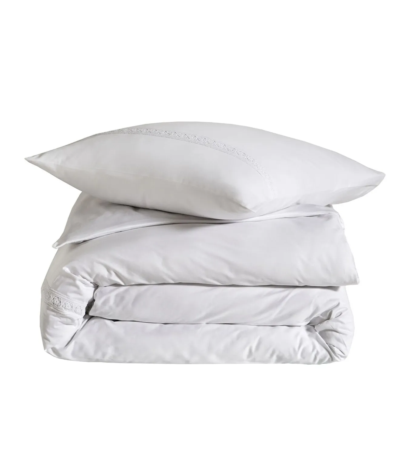 HERITAGE Blanc - Kussensloop Satijn katoen