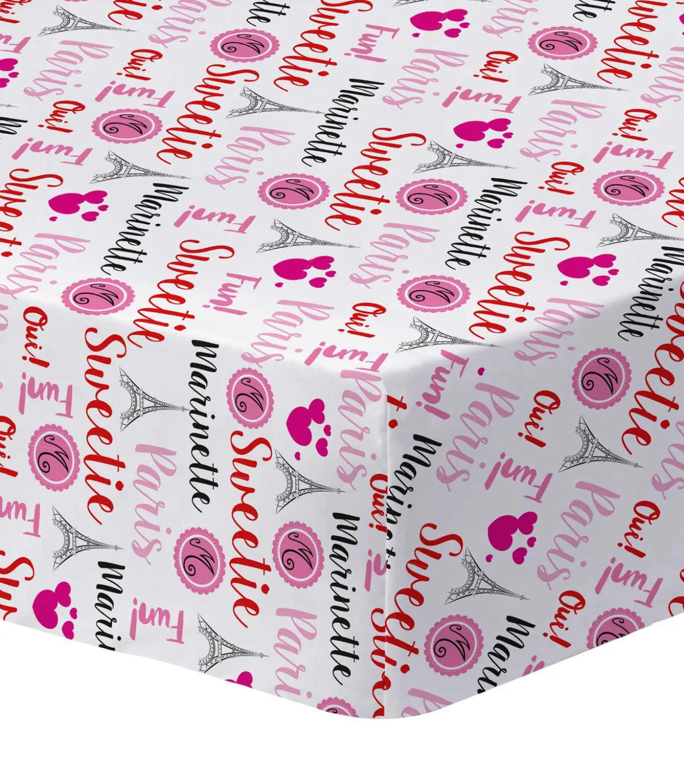 Hoeslaken bedrukt 100% katoen, HEROINE