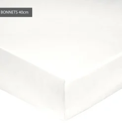 Hoeslaken blanc - Satijn katoen