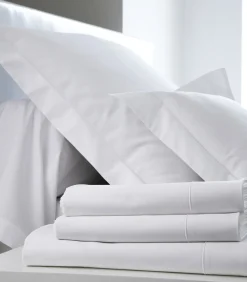 Hoeslaken blanc - Satijn katoen