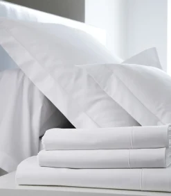 Hoeslaken blanc - Satijn katoen