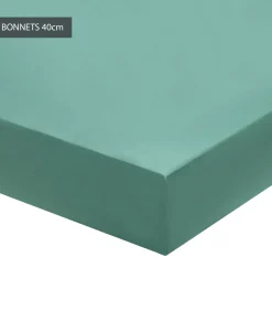 Hoeslaken Bleu canard - Perkaal Katoen