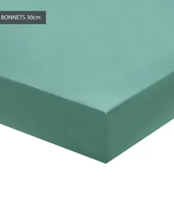 Hoeslaken Bleu canard - Perkaal Katoen