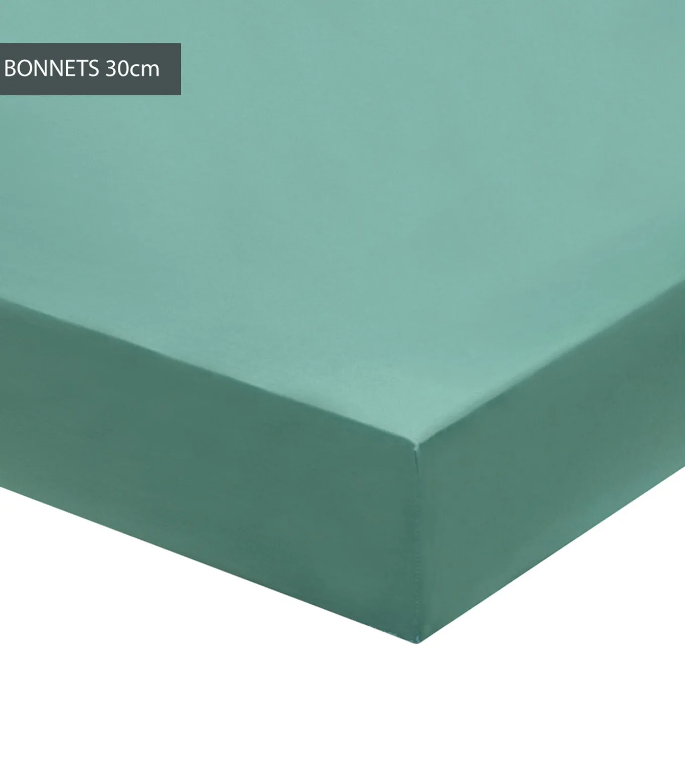 Hoeslaken Bleu canard - Perkaal Katoen