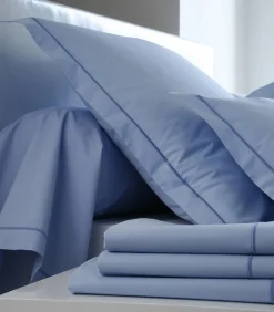 Hoeslaken bleu ciel - Perkaal Katoen