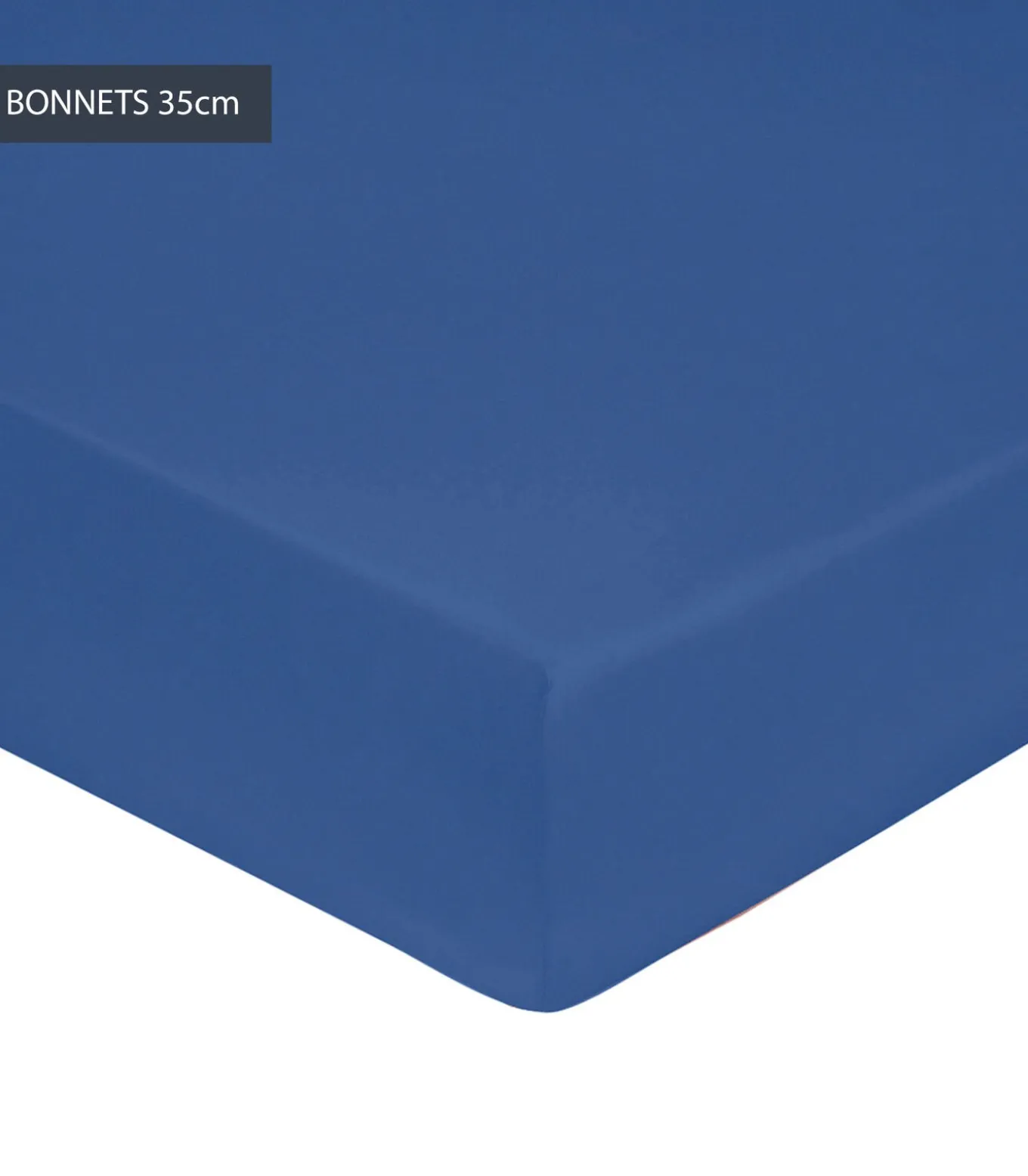 Hoeslaken Bleu royal - Perkaal Katoen