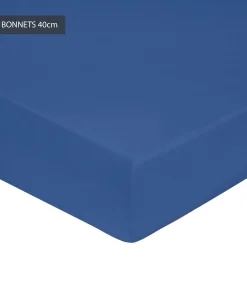 Hoeslaken Bleu royal - Perkaal Katoen