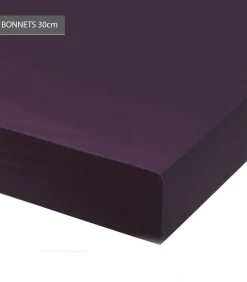 Hoeslaken cassis - Satijn katoen