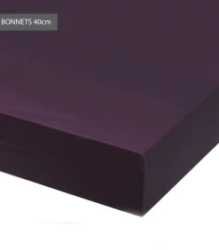 Hoeslaken cassis - Satijn katoen