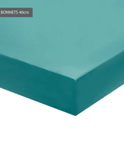 Hoeslaken celadon - Satijn katoen