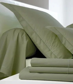 Hoeslaken kaki - Perkaal Katoen