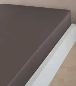 Hoeslaken katoensatijn 180x200 cm