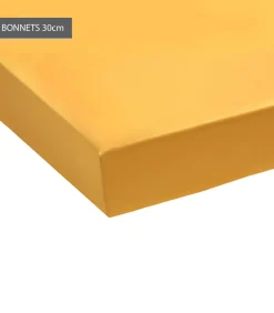 Hoeslaken miel - Satijn katoen