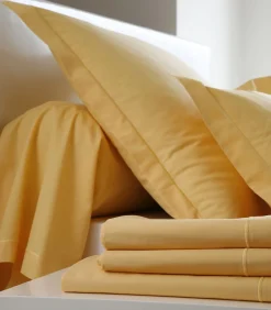 Hoeslaken miel - Satijn katoen