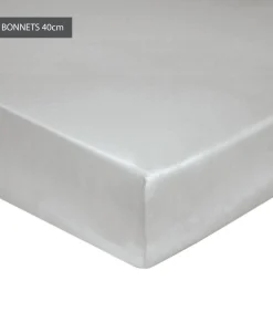 Hoeslaken métal - Satijn katoen