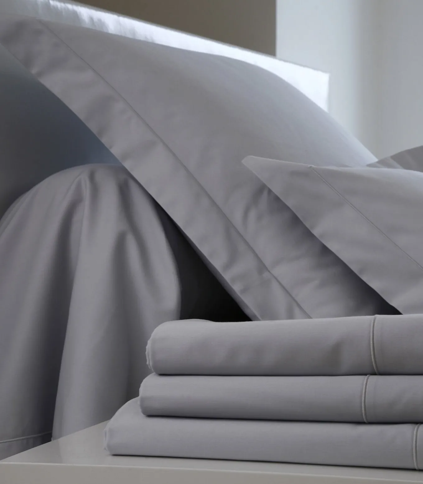 Hoeslaken métal - Satijn katoen