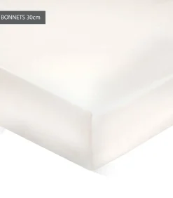 Hoeslaken naturel - Satijn katoen