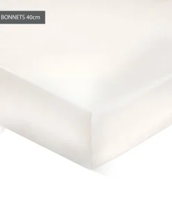 Hoeslaken naturel - Satijn katoen