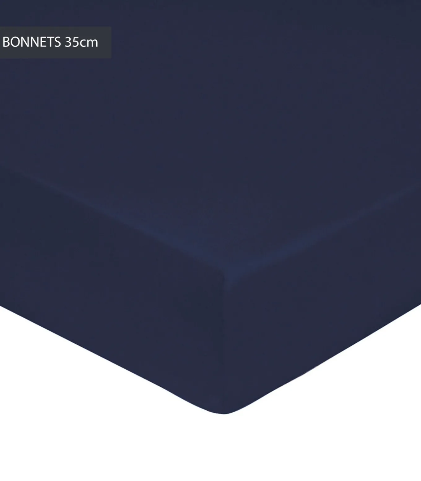 Hoeslaken Navy - Perkaal Katoen