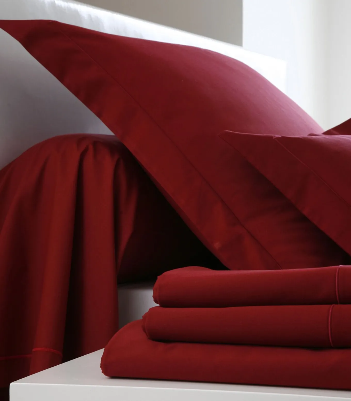 Hoeslaken rouge - Satijn katoen