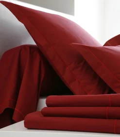 Hoeslaken rubis - Perkaal Katoen