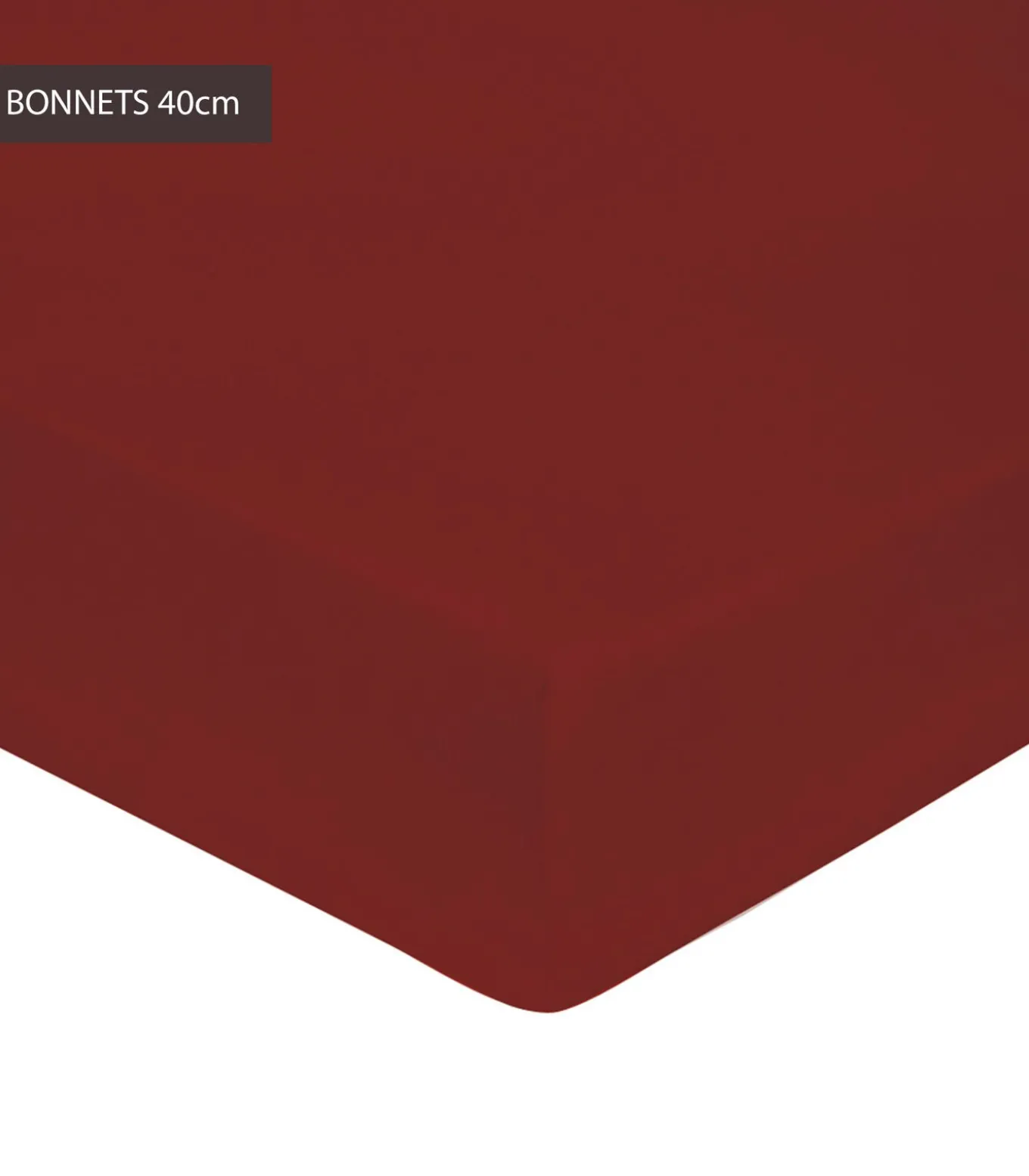 Hoeslaken rubis - Perkaal Katoen