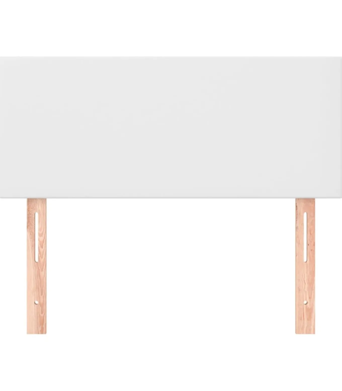 Hoofdbord 80x5x78/88 cm kunstleer wit