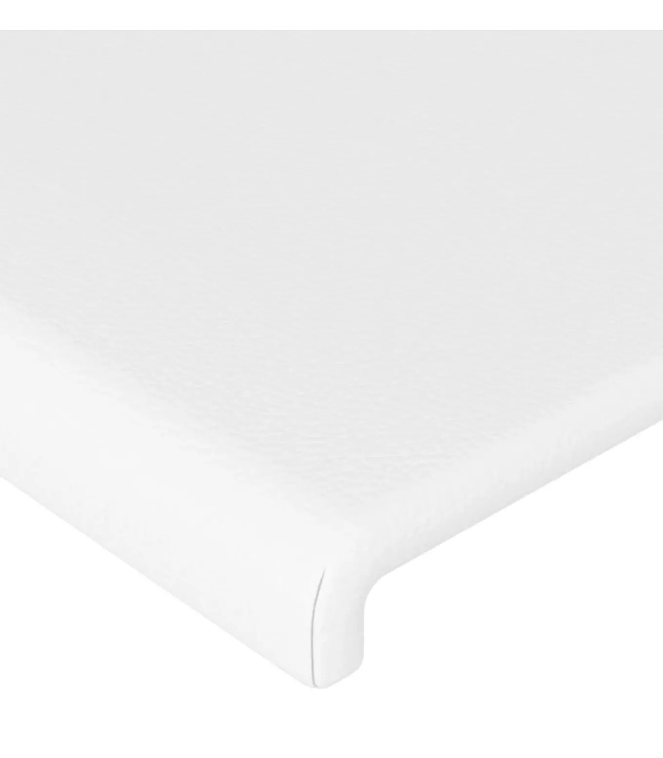 Hoofdbord 80x5x78/88 cm kunstleer wit