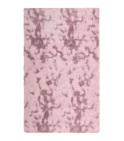 Hoogpolig vloerkleed NAVARRA 60x100 cm polyester stoffig roze