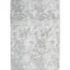 Hoogpolig vloerkleed NAVARRA 120x170 cm polyester zilvergrijs