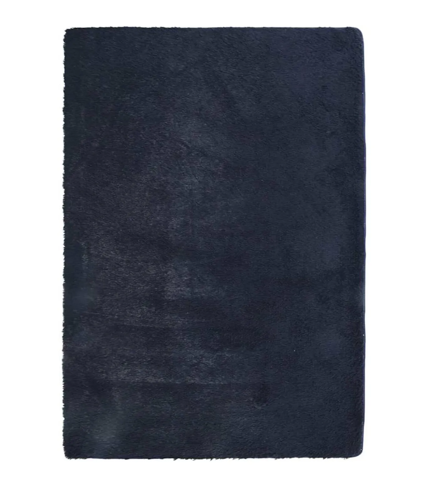 Hoogpolig vloerkleed NAVARRA 120x170 cm polyester marineblauw