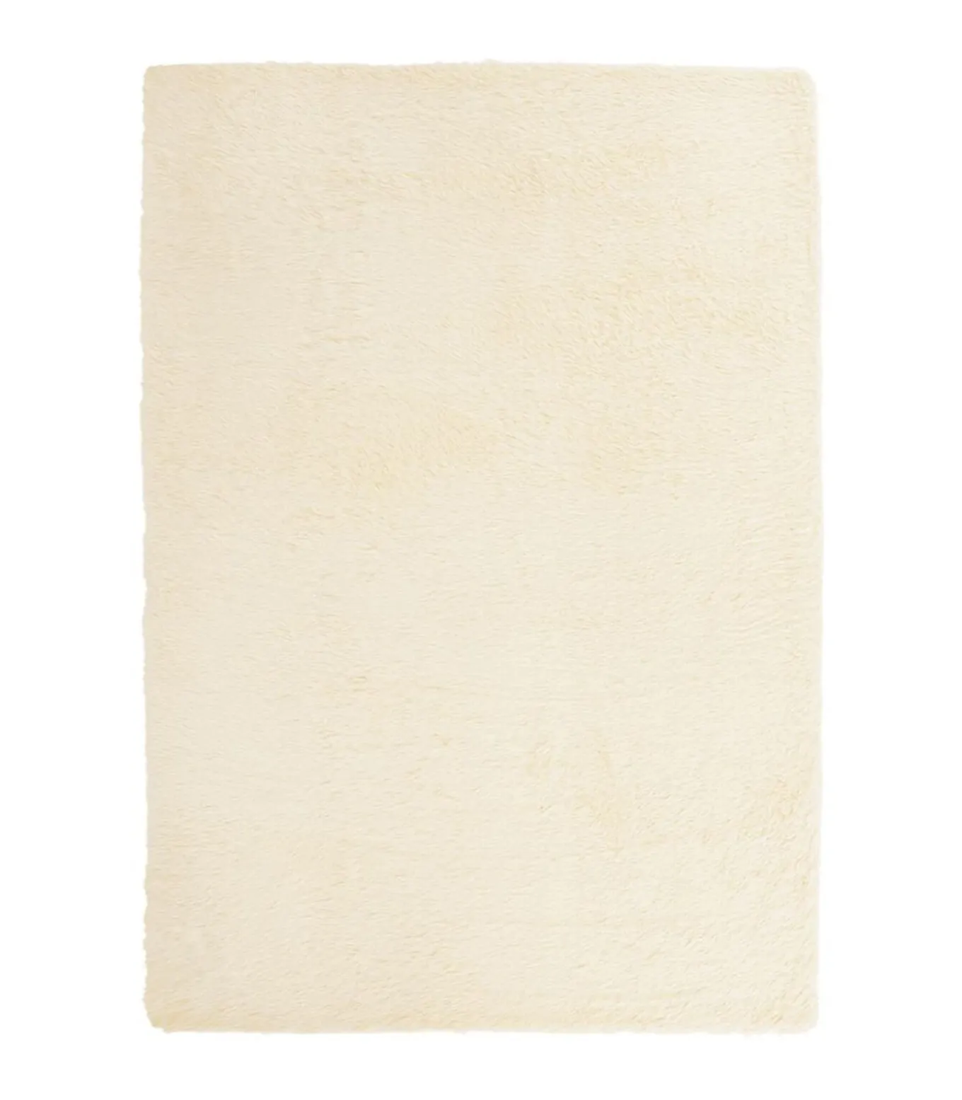 Hoogpolig vloerkleed NAVARRA 120x170 cm polyester crèmekleurig