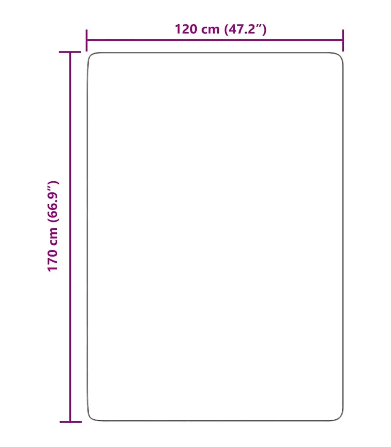 Hoogpolig vloerkleed NAVARRA 120x170 cm polyester crèmekleurig