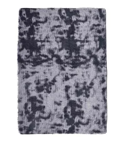 Hoogpolig vloerkleed NAVARRA 240x340 cm polyester donkergrijs