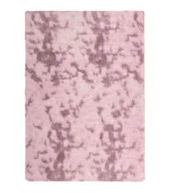 Hoogpolig vloerkleed NAVARRA 120x170 cm polyester stoffig roze