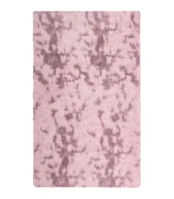 Hoogpolig vloerkleed NAVARRA 80x150 cm polyester stoffig roze