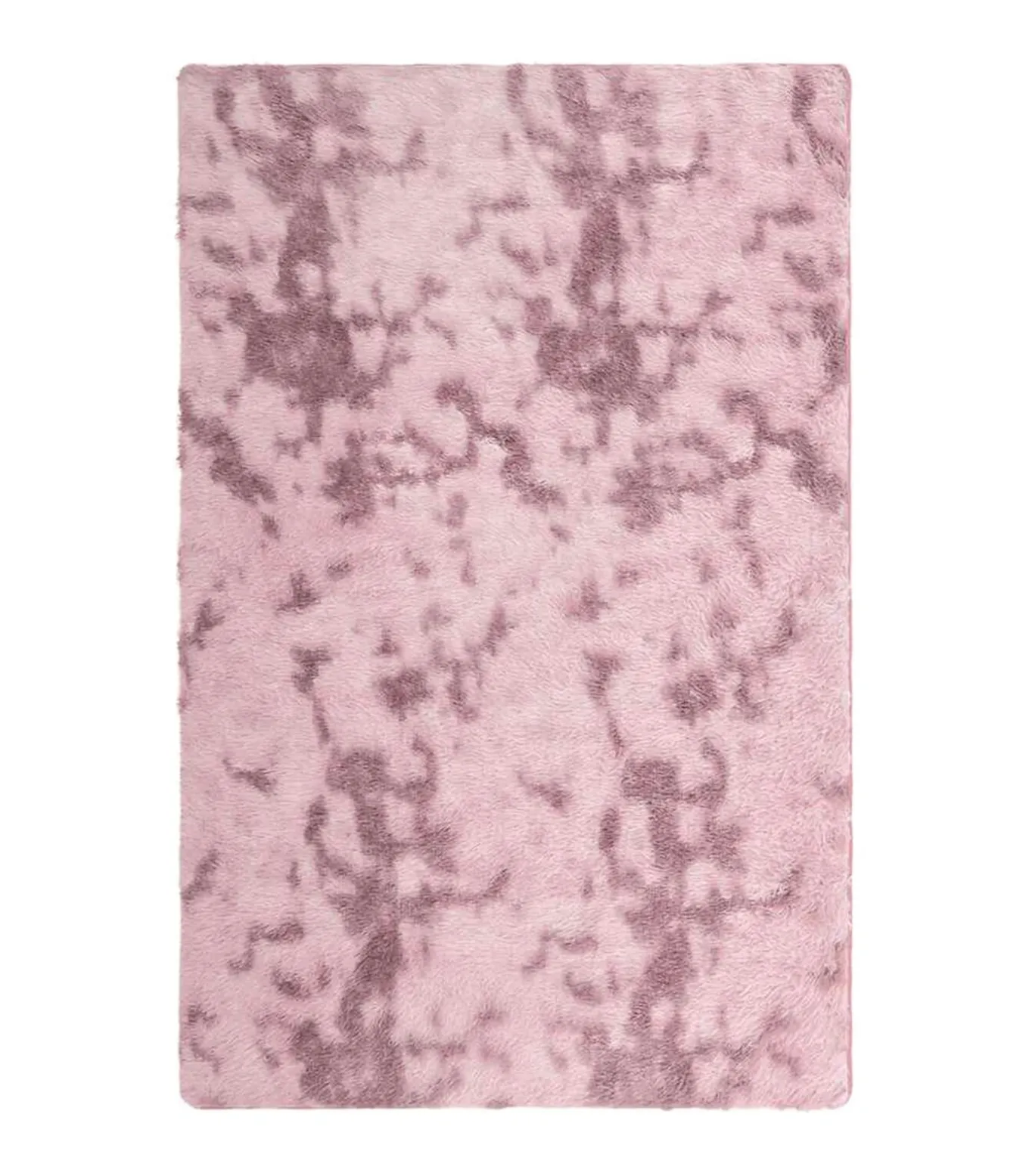 Hoogpolig vloerkleed NAVARRA 130x200 cm polyester stoffig roze