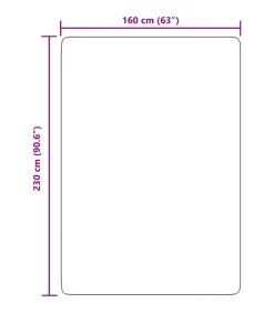 Hoogpolig vloerkleed NAVARRA 160x230 cm polyester beige