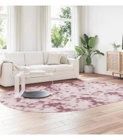 Hoogpolig vloerkleed NAVARRA 300x200 cm polyester stoffig roze