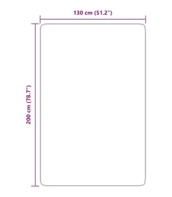 Hoogpolig vloerkleed NAVARRA 130x200 cm polyester beige