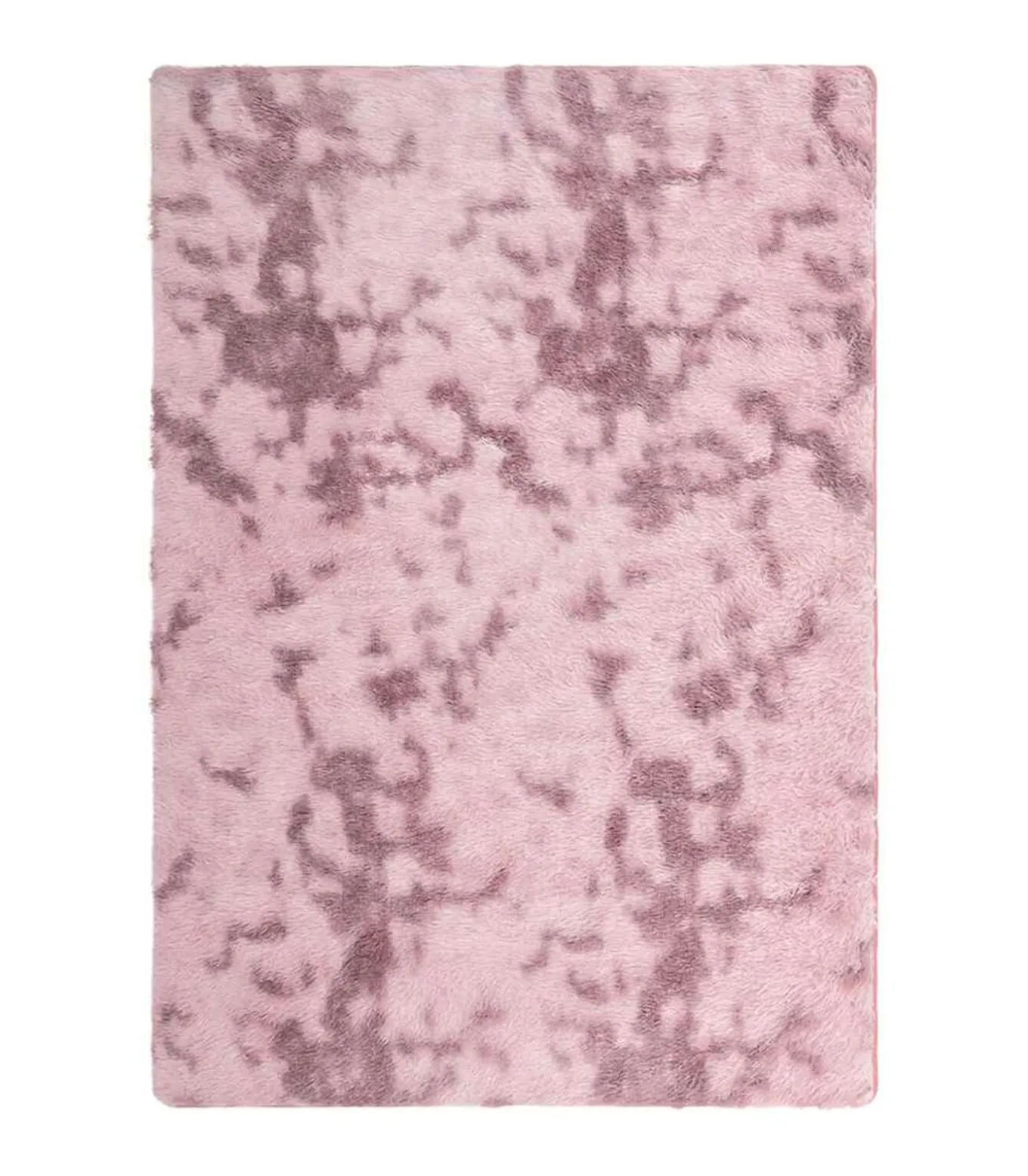 Hoogpolig vloerkleed NAVARRA 160x230 cm polyester stoffig roze
