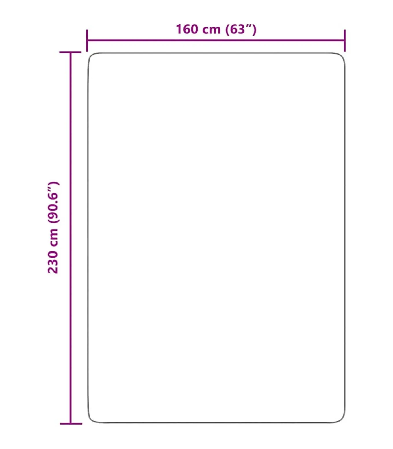 Hoogpolig vloerkleed NAVARRA 160x230 cm polyester stoffig roze